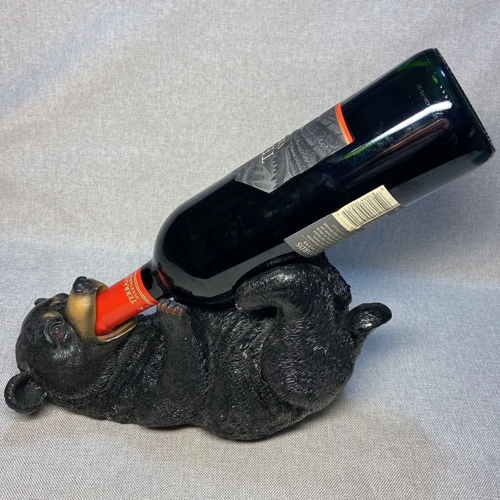 DWK  Black Bear Wine Holder...